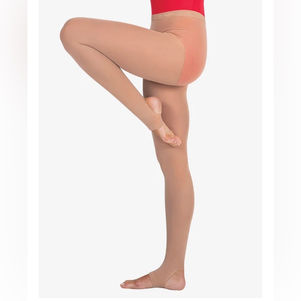 Body Wrappers | Nude Stirrup Tights (L)